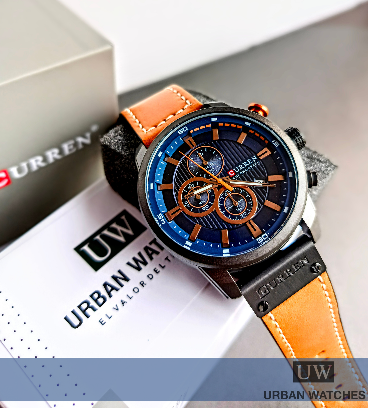 Curren Marazul - REF 8329 Café-Negro-Azul
