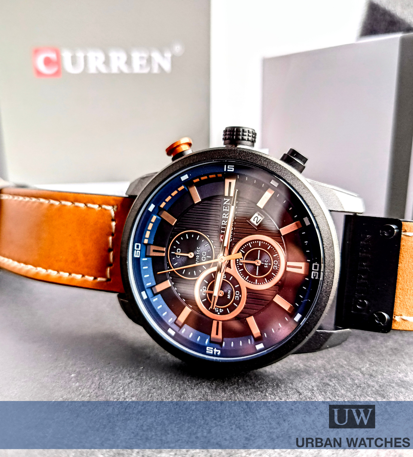 Curren Marazul - REF 8329 Café-Negro-Azul