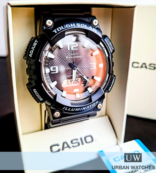 Reloj original Casio Tough Solar AQ_S810W_1AV - Negro