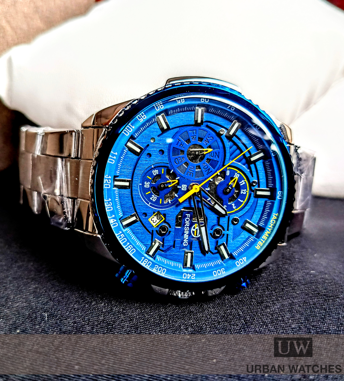 Forsining Power - REF GMT 1137 Plata-Azul