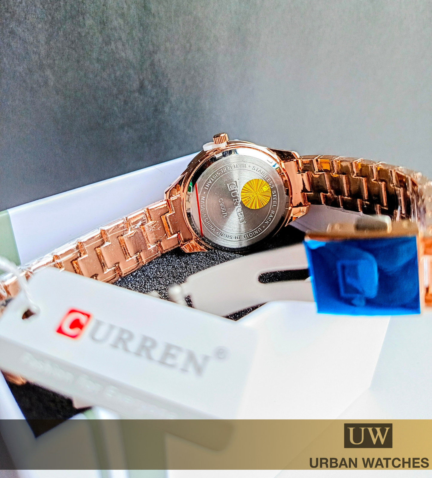 Curren Dama día - REF 9007 Oro rosa-Blanco