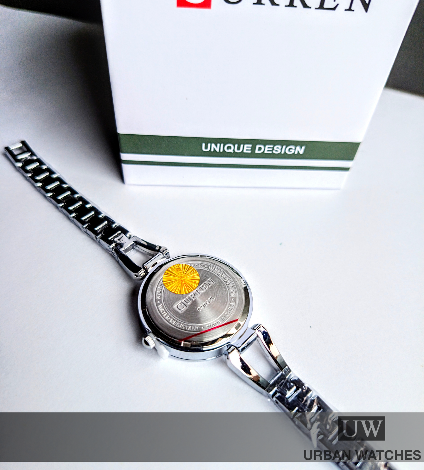 Curren Simple Business - REF 9092 Plata-Negro