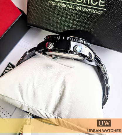 Reloj original Naviforce Shield - REF NF 9234 Negro-Oro rosa-Negro