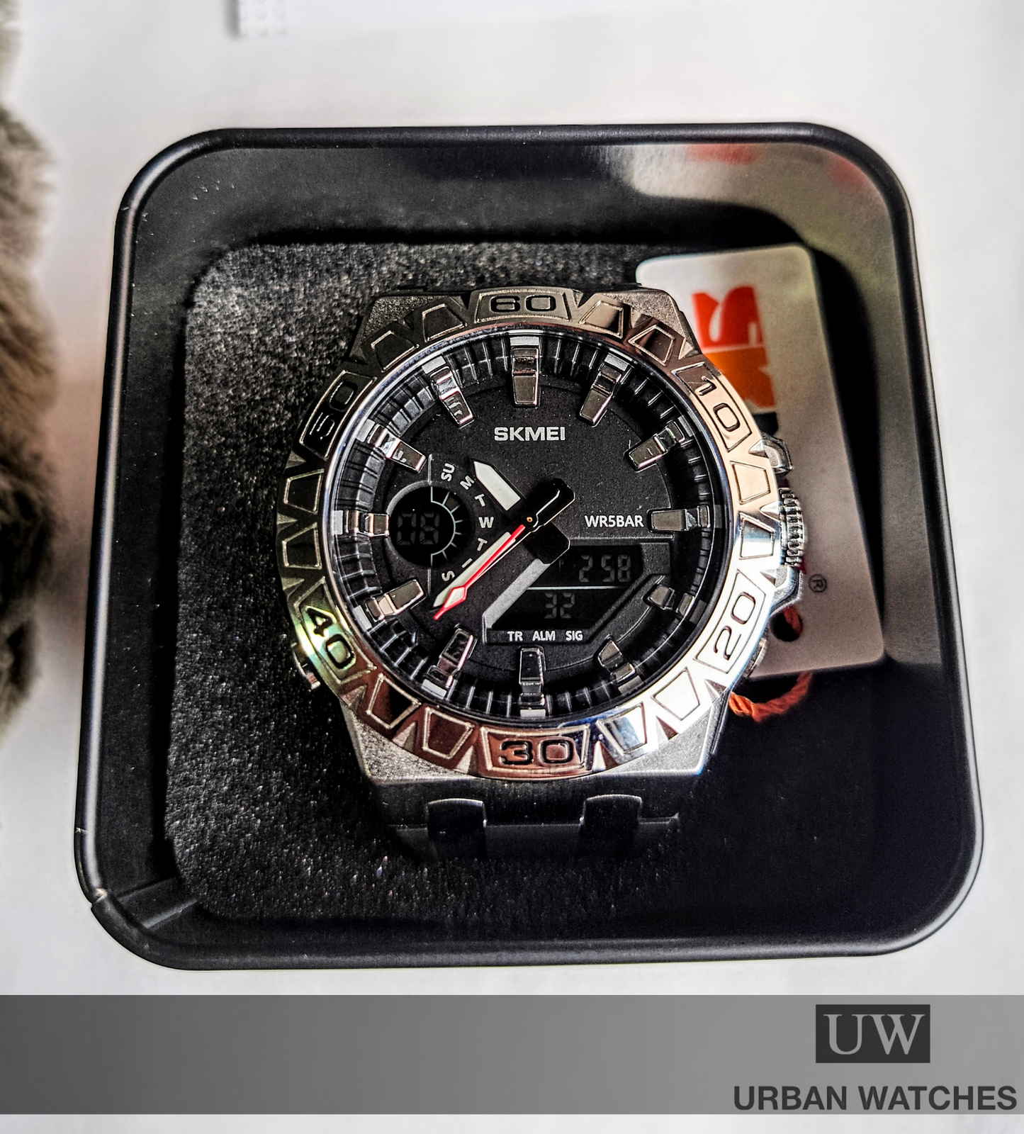 Reloj original Skmei Dual Sport - REF 2276 Negro-Plata-Negro