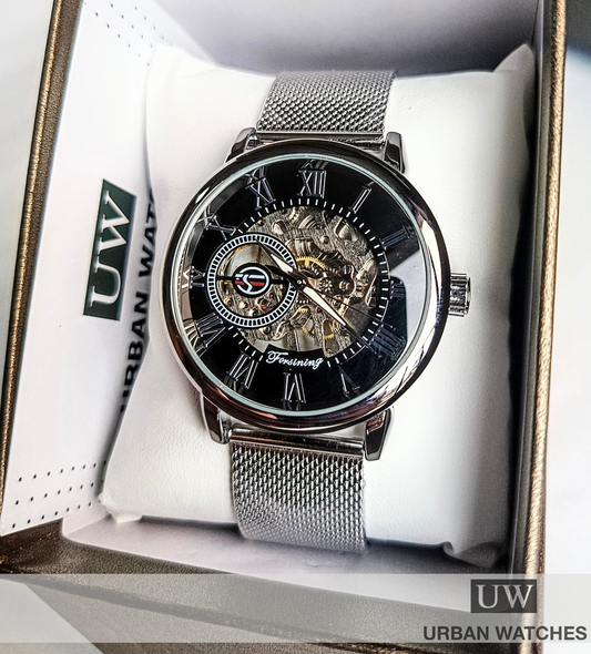 Reloj automático Forsining Automil - REF FSG8099M4 Plata-Negro