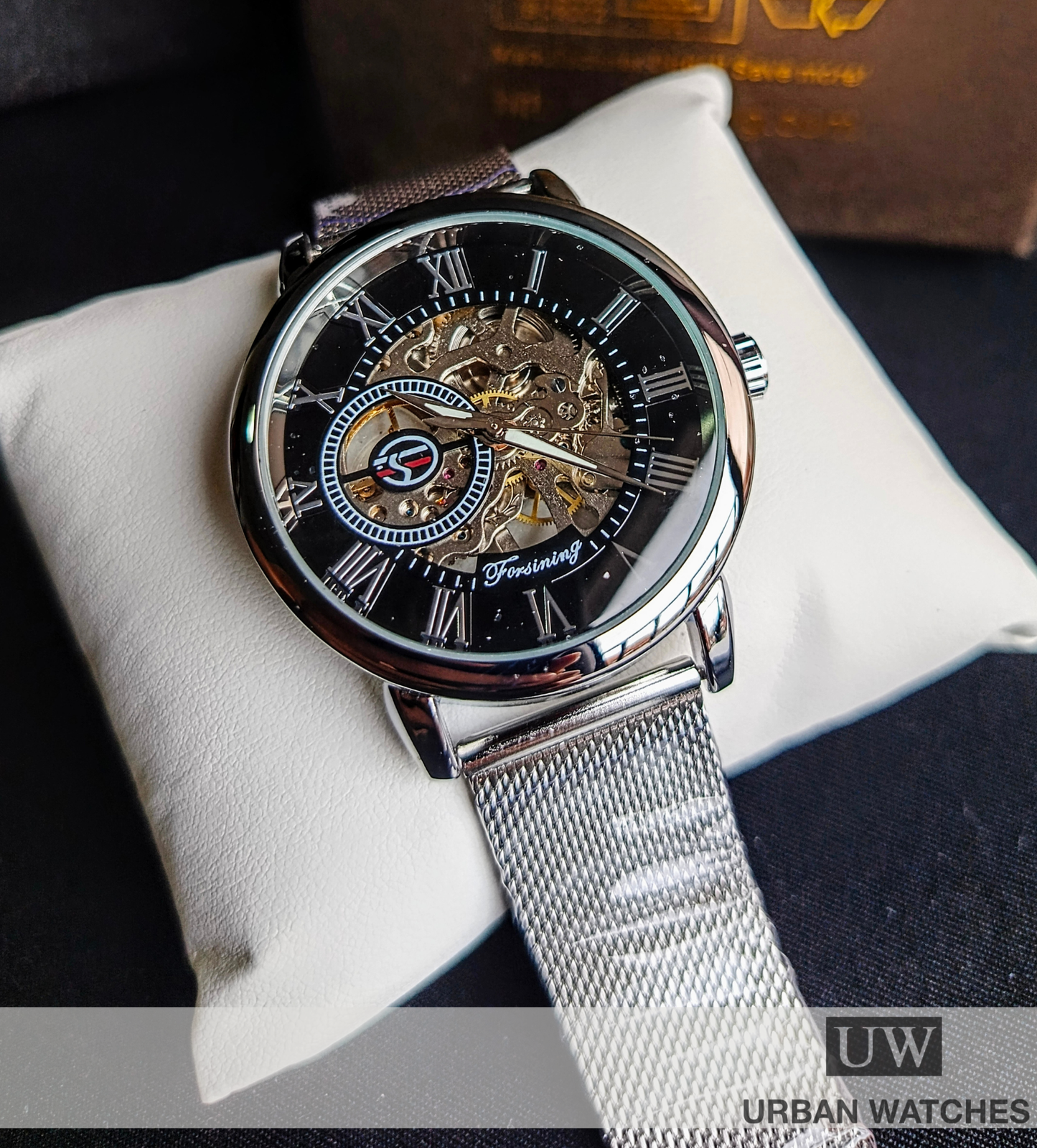 Reloj automático Forsining Automil - REF FSG8099M4 Plata-Negro