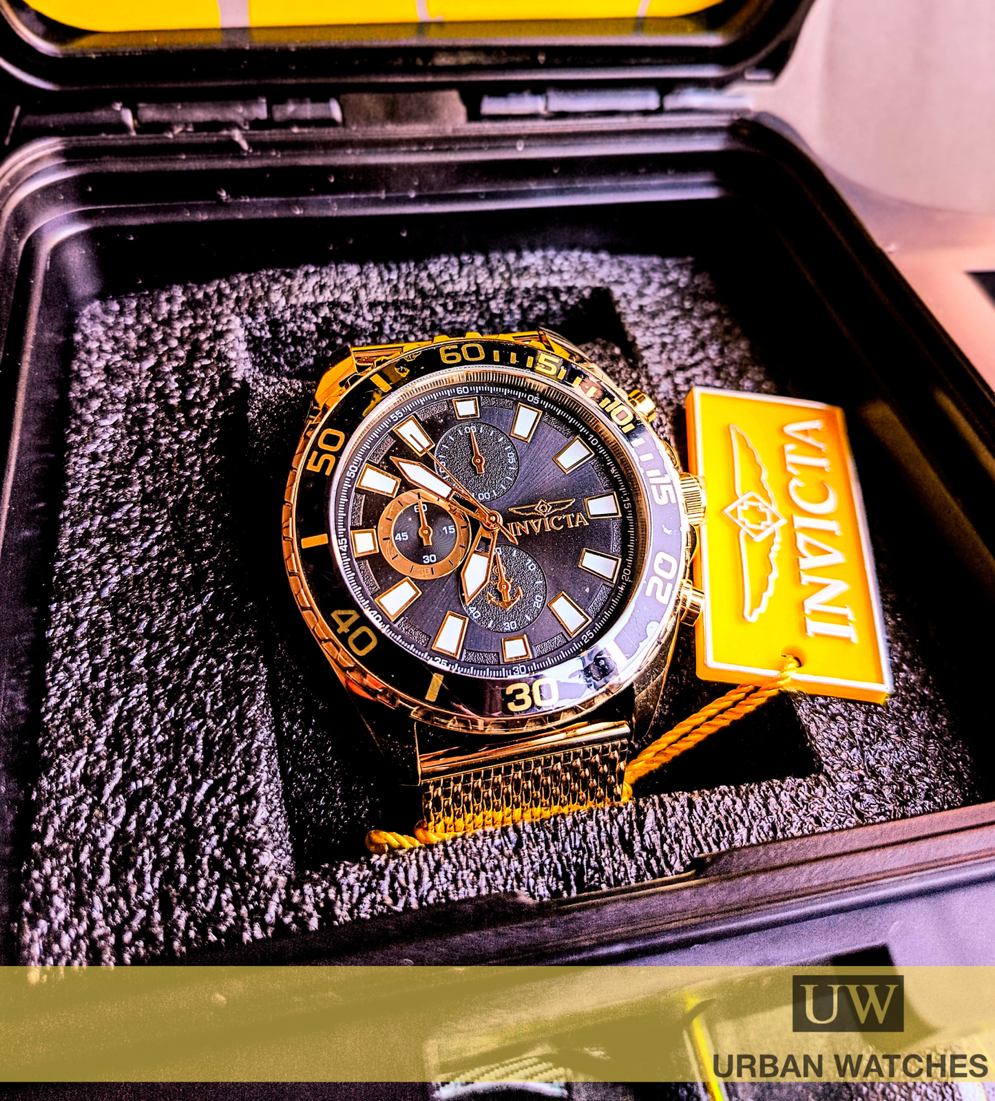 Reloj original Invicta Ocean Voyage 48828 Dorado - Negro