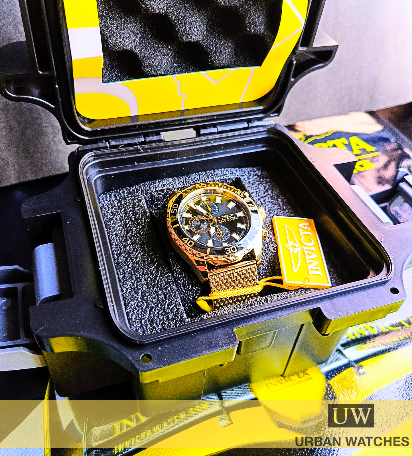 Reloj original Invicta Ocean Voyage 48828 Dorado - Negro