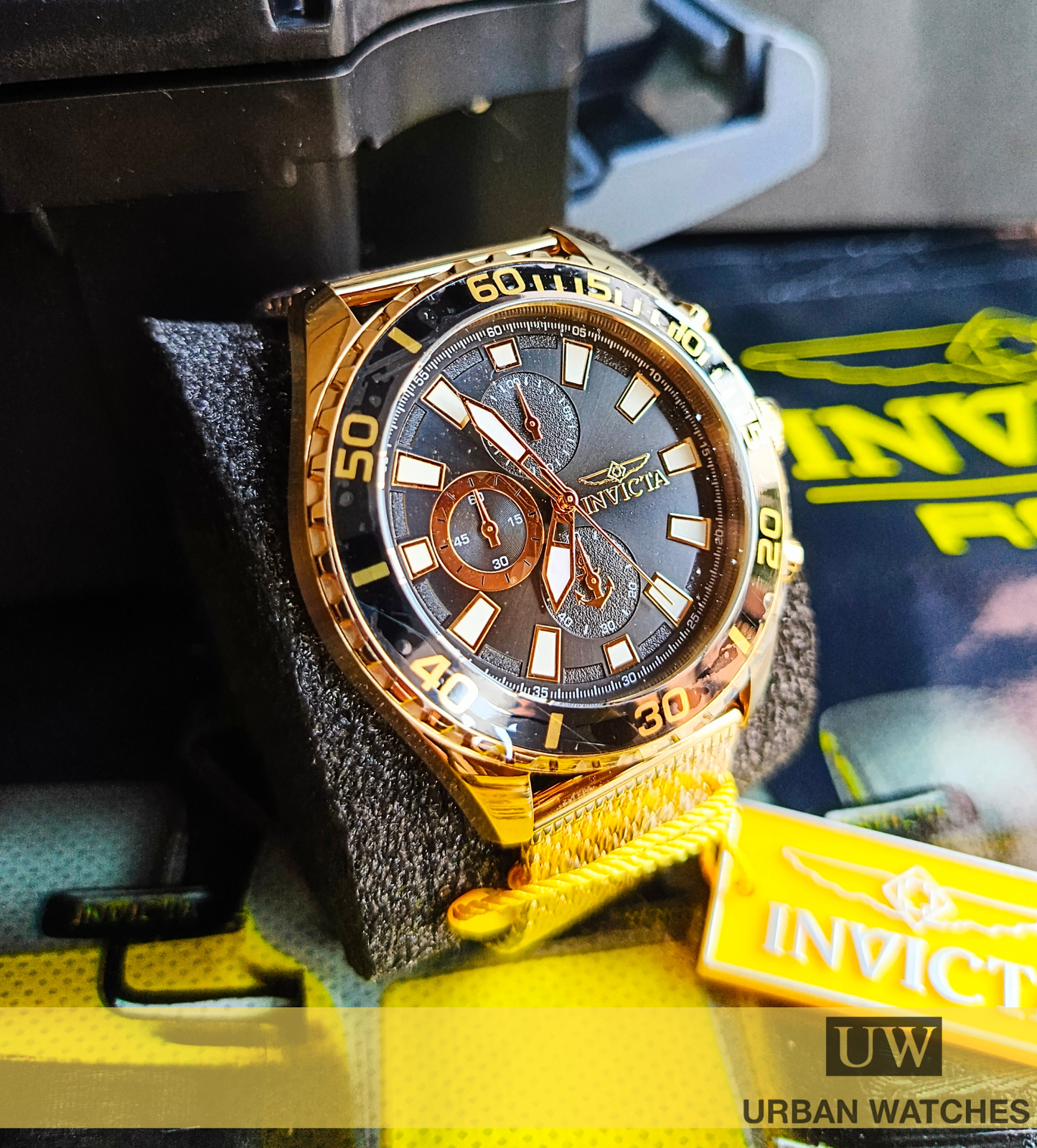 Reloj original Invicta Ocean Voyage 48828 Dorado - Negro