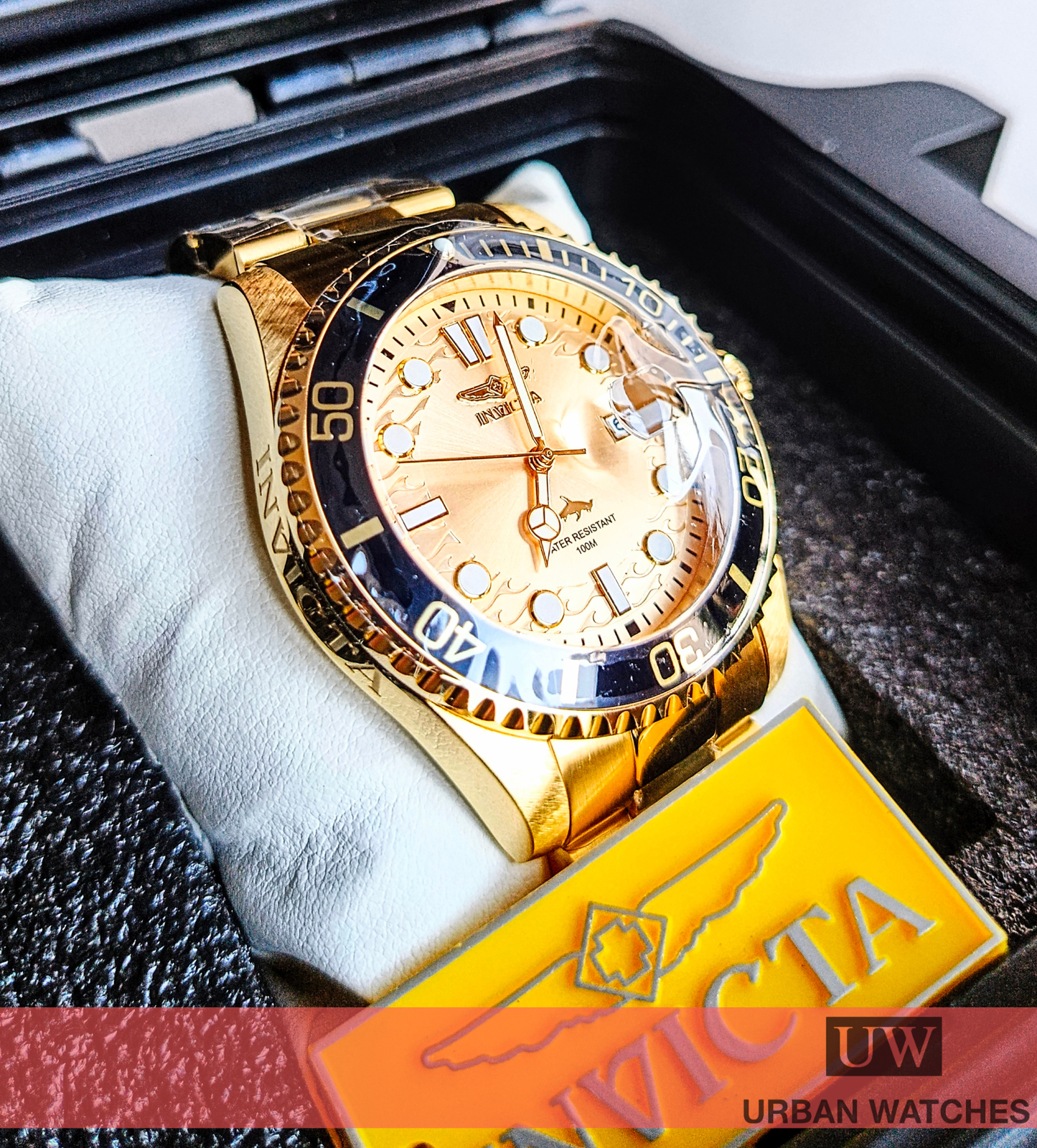 Reloj original Invicta Pro Diver 48376 Dorado oro