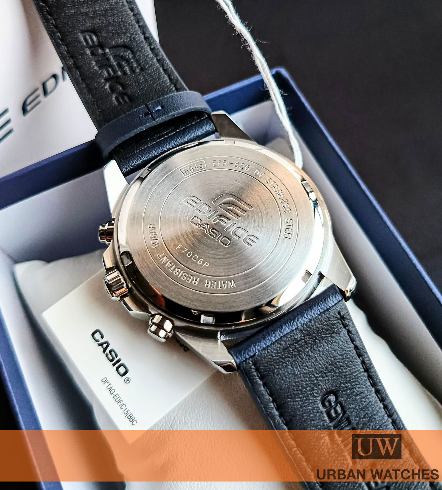 Reloj original Casio Edifice EFR-526L-2CVUDF - Azul profundo