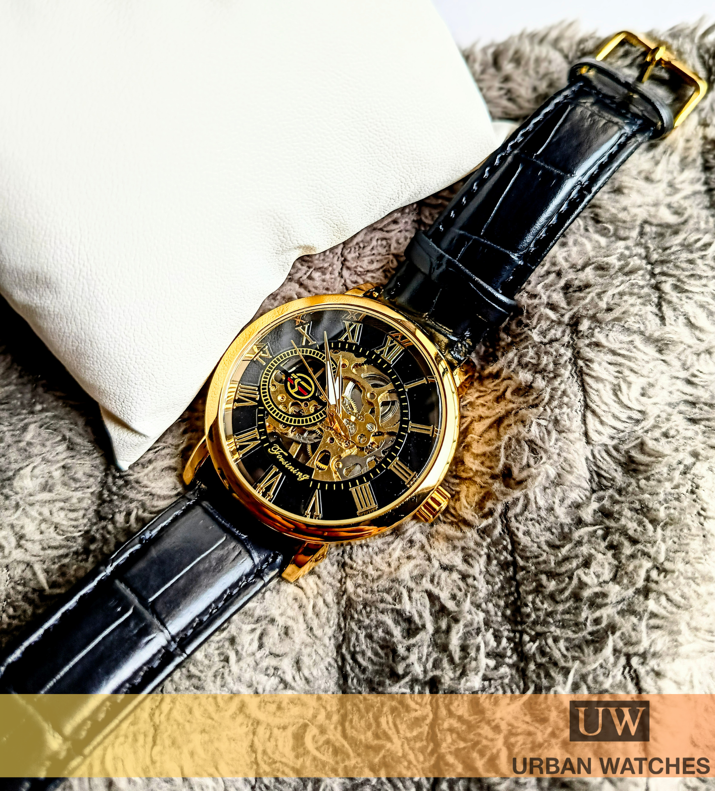 Reloj automático Forsining Automil C - REF FSG8099M3-GB Dorado-Negro