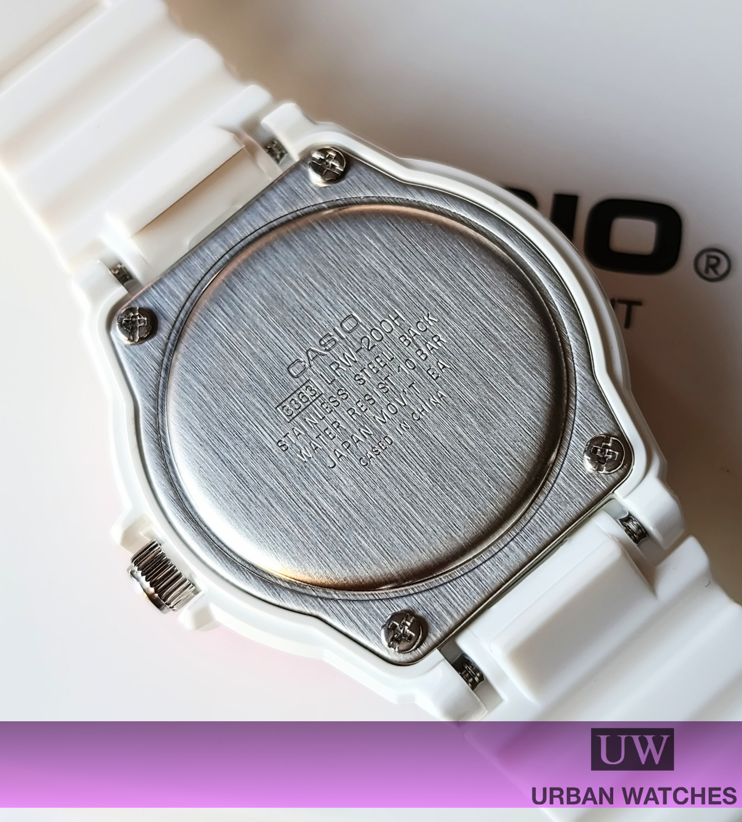 Reloj Casio LRW_200H_4BV Pink Sweat - Blanco-Rosa
