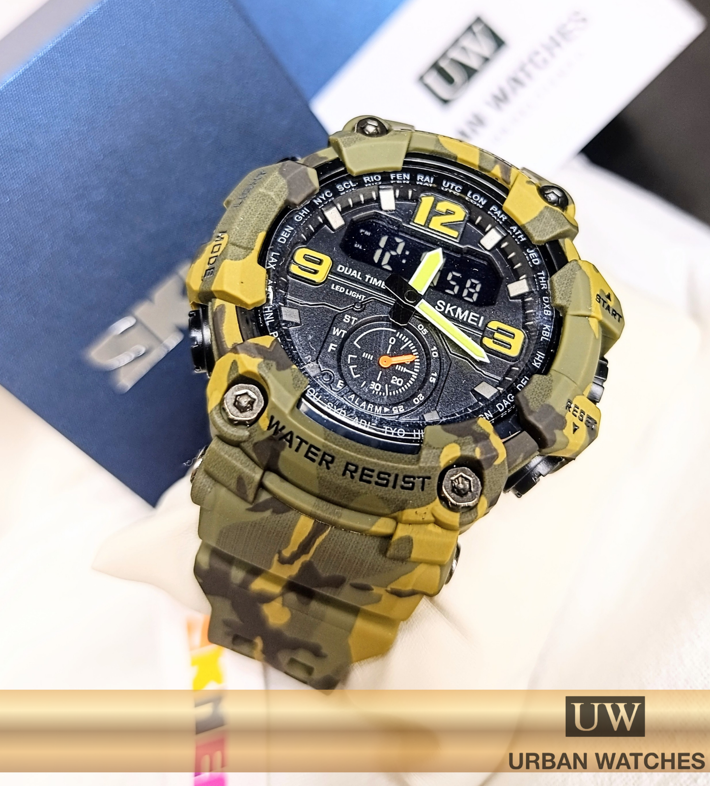 Skmei Sin Límites - REF 1637 Verde camuflado