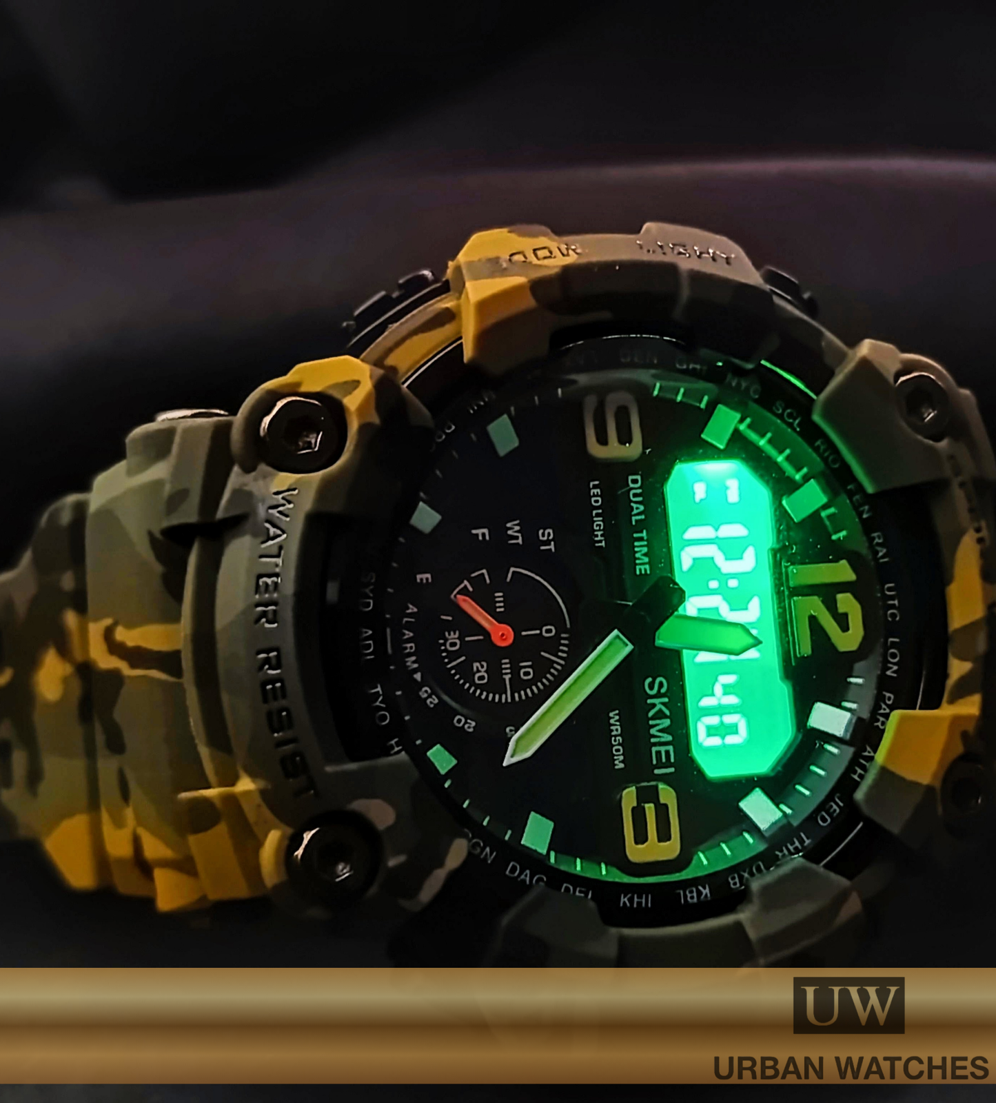 Skmei Sin Límites - REF 1637 Verde camuflado