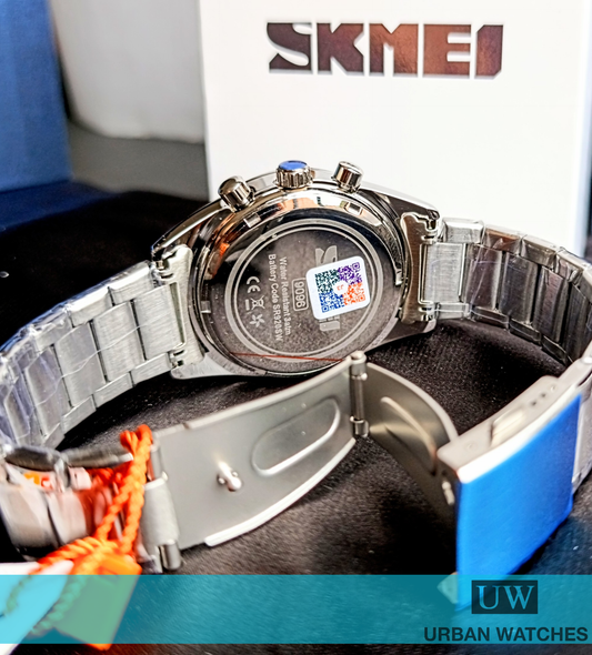 Reloj  Skmei Onix - REF 9097 Plata-Negro