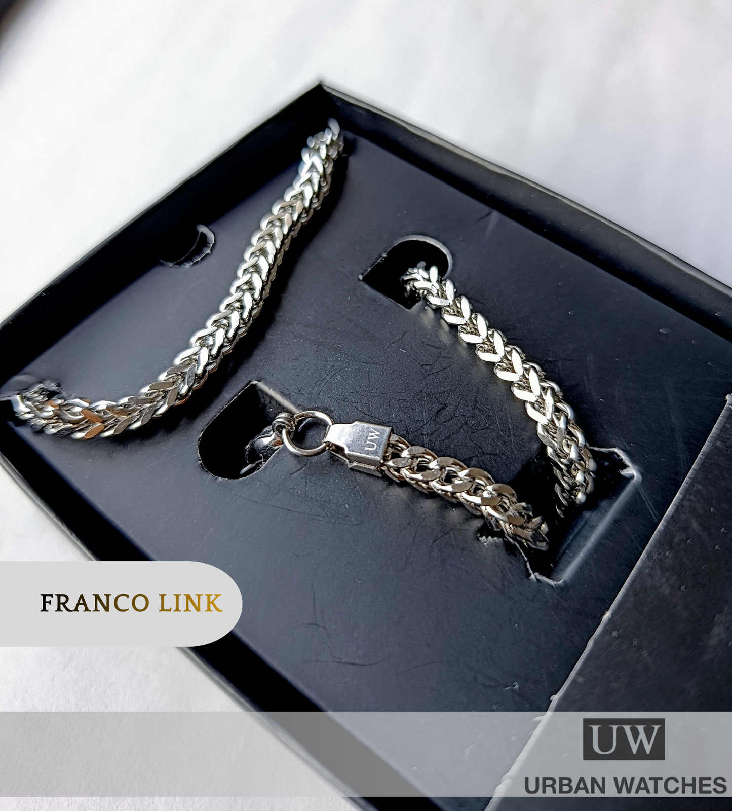 Cadena Franco UW Oro laminado 18K (PVD)