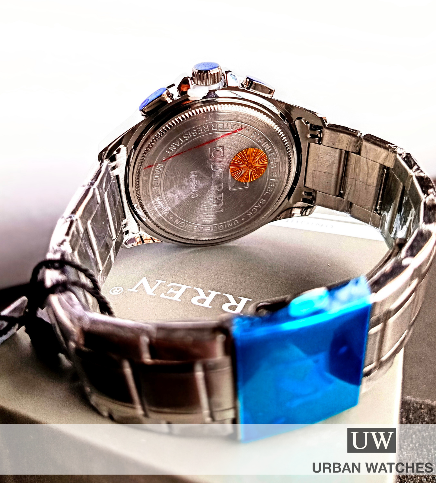 Curren Chronos 2.0 - REF 8363 Plata-Azul