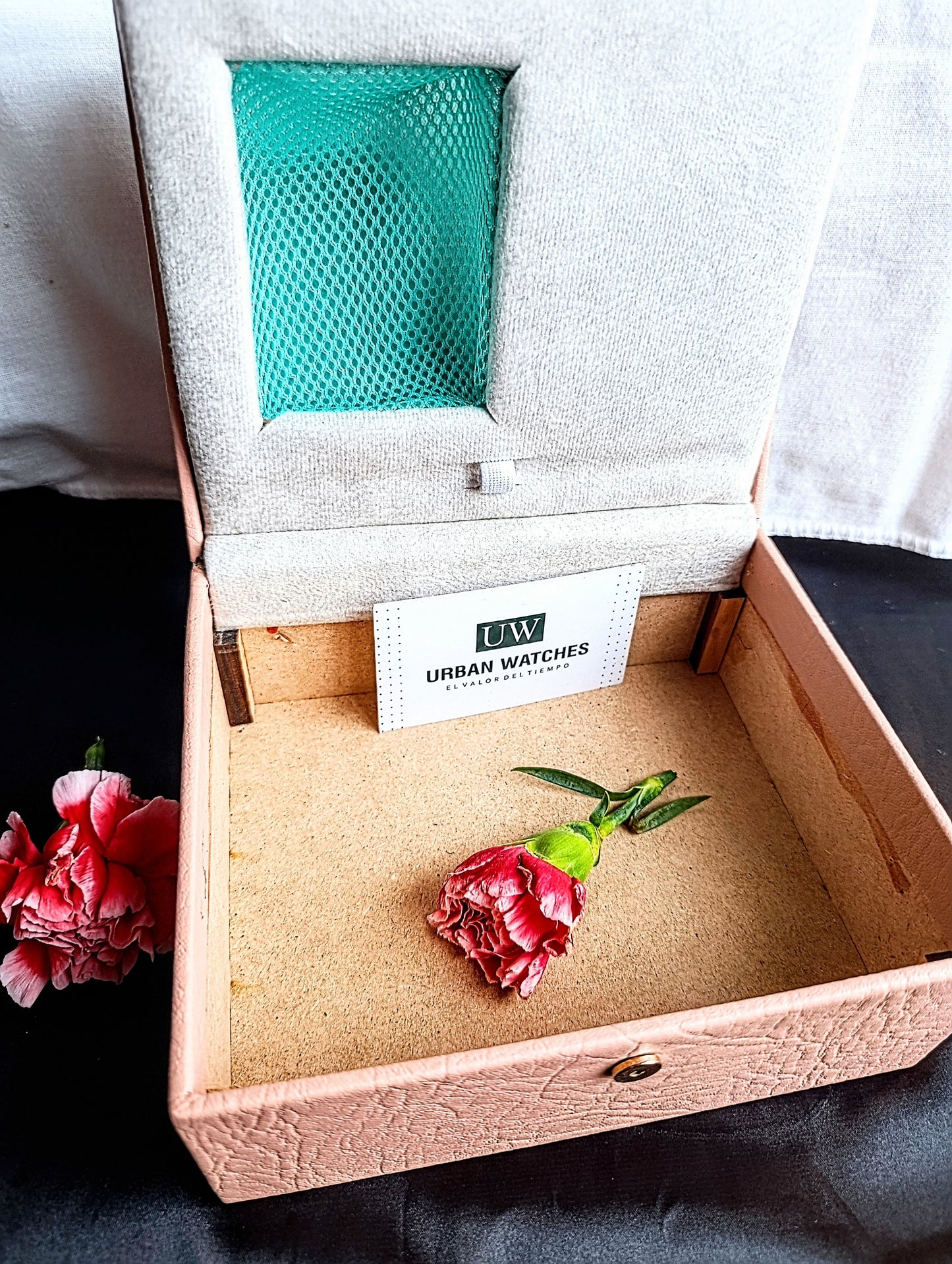 Estuche para reloj Andino - Caja en madera y velvet