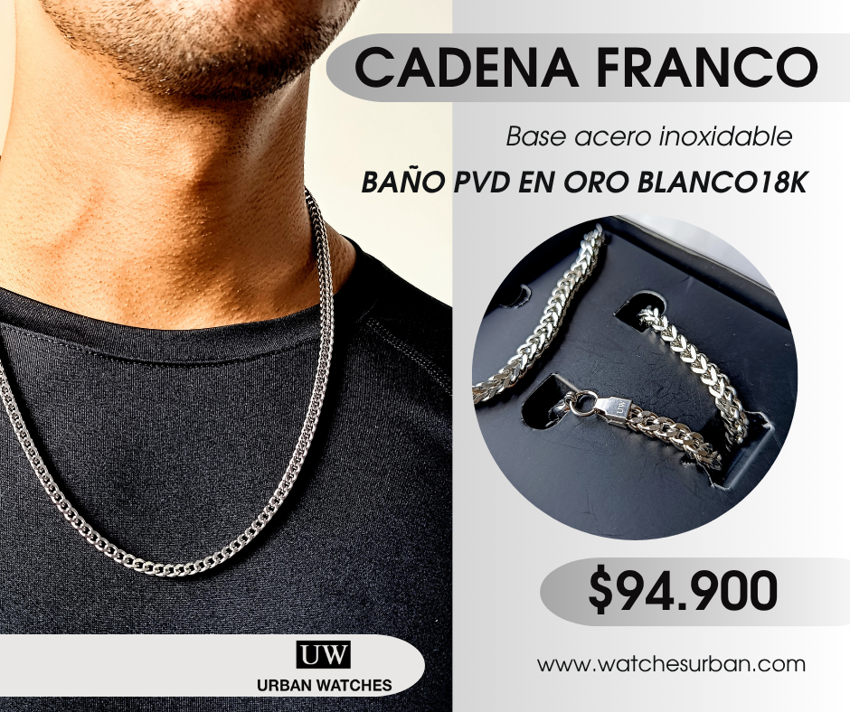 Cadena Franco UW Oro laminado 18K (PVD)